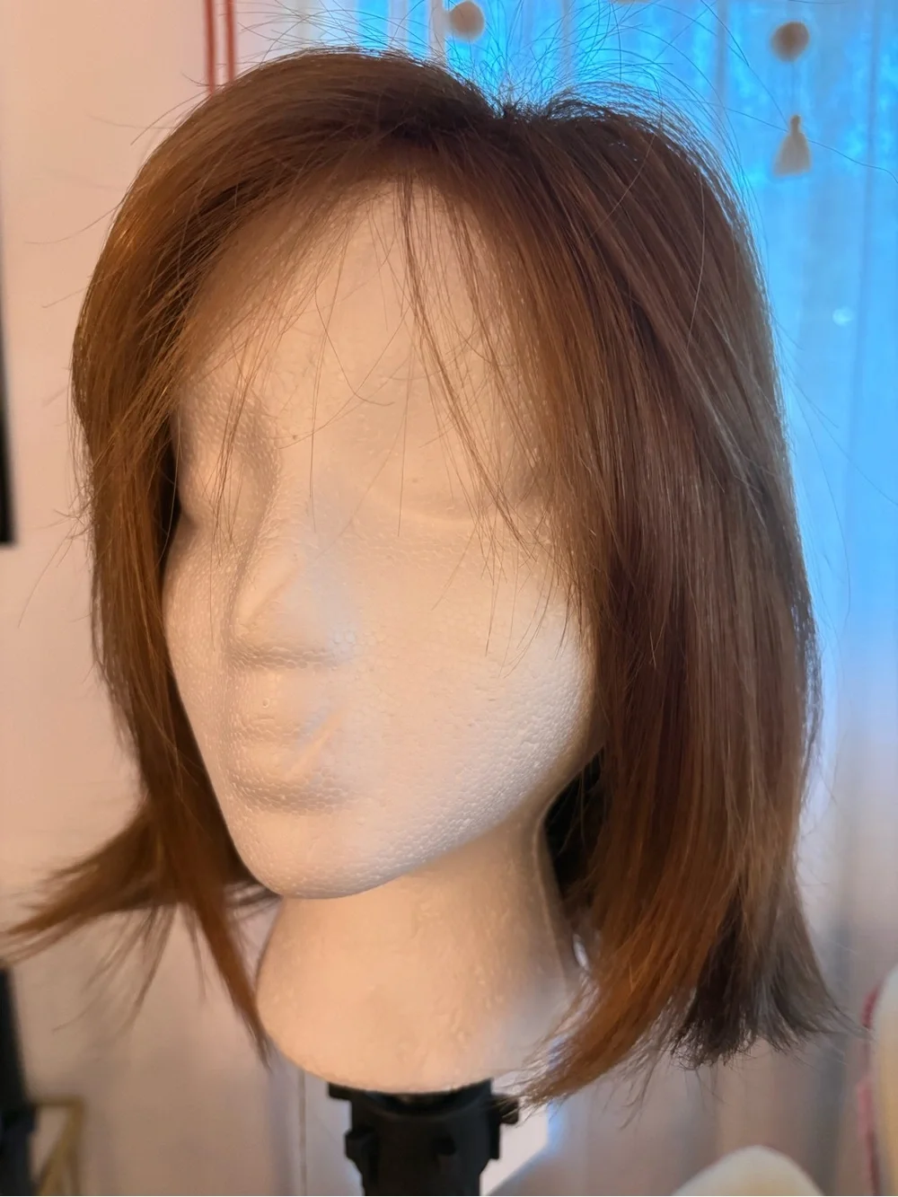 PAULA YOUNG New CHASE Auburn Brown Synthetic straight Bob! Tags! Basic Cap.